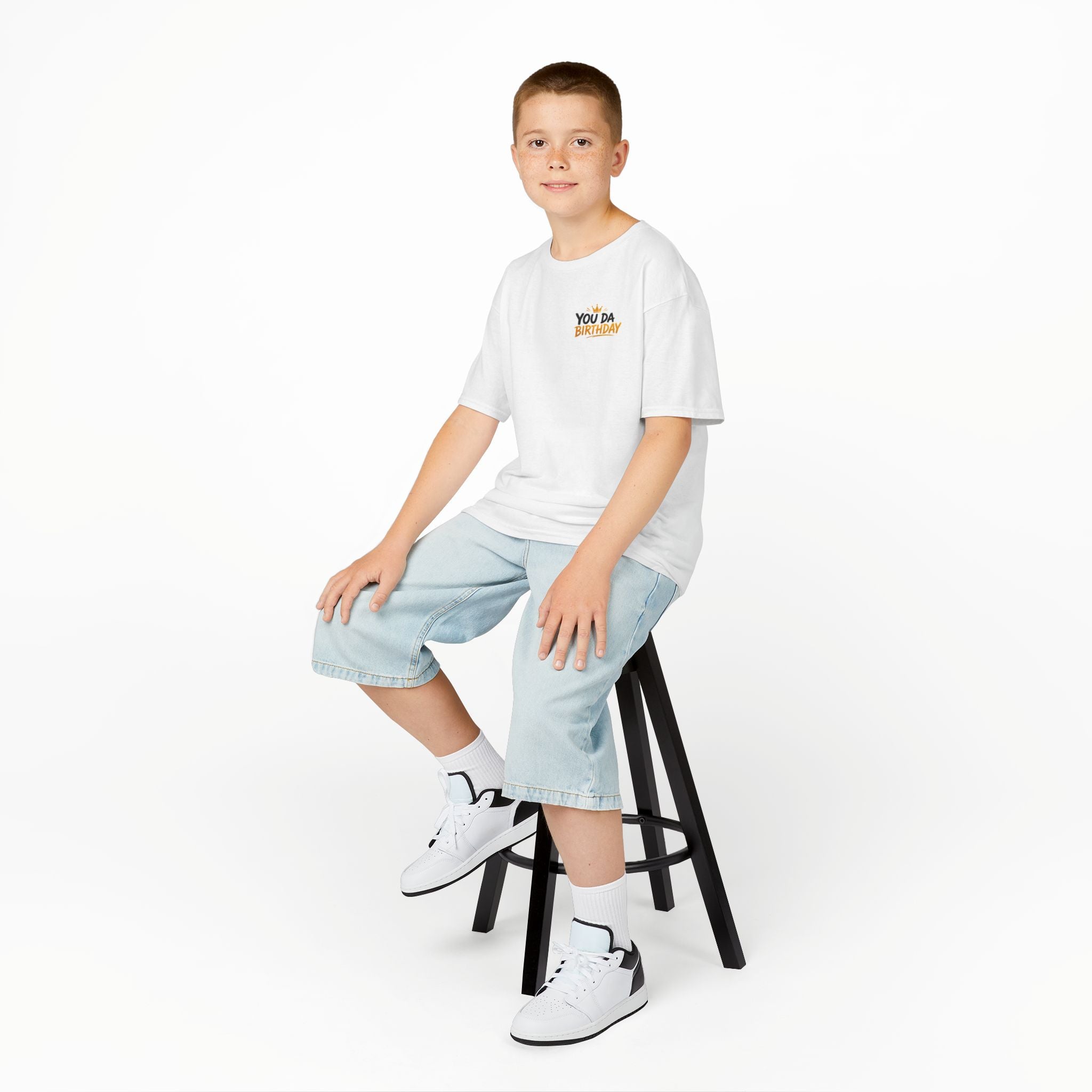 Kids Tee — "You Da Birthday" Graphic Birthday Shirt