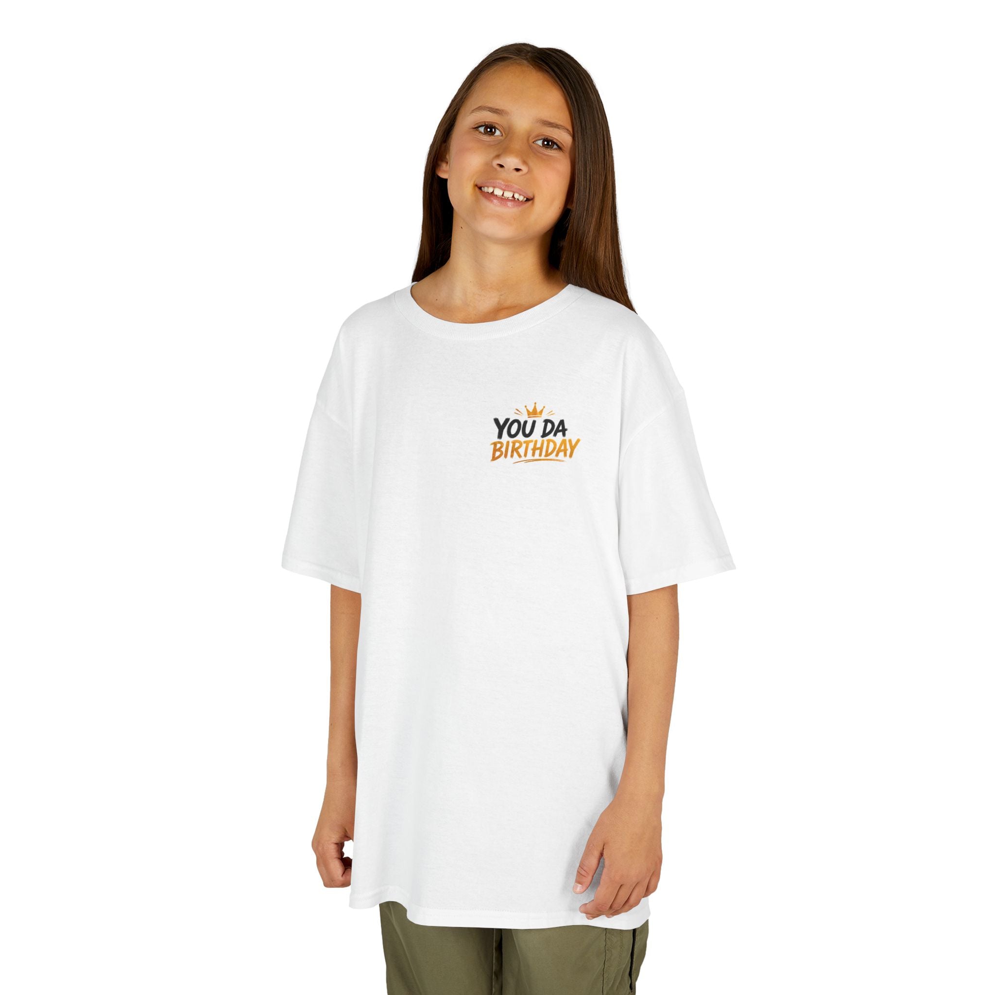 Kids Tee — "You Da Birthday" Graphic Birthday Shirt